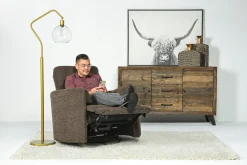 Mor Furniture Recliners|Radius Power Recliner In Dark Brown