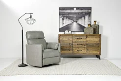 Mor Furniture Recliners|Radius Power Recliner In Dark Brown