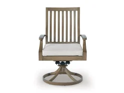 Mor Furniture Outdoor Dining Sets|Rainier Outdoor Dining Table & 6 Chairs In Brown/Beige