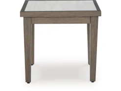 Mor Furniture Outdoor Accent Tables|Rainier Outdoor End Table In Brown/Beige