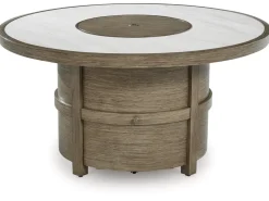 Mor Furniture Outdoor Firepits|Rainier Outdoor Firepit In Brown/Beige