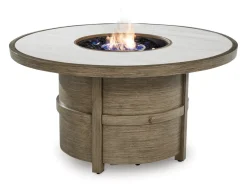Mor Furniture Outdoor Firepits|Rainier Outdoor Firepit In Brown/Beige