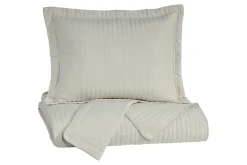 Mor Furniture Duvets & Coverlets|Duvets & Coverlets|Raleda 3 Piece Coverlet In , Eastern King Navy