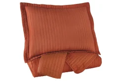 Mor Furniture Duvets & Coverlets|Duvets & Coverlets|Raleda 3 Piece Coverlet In , Eastern King Navy
