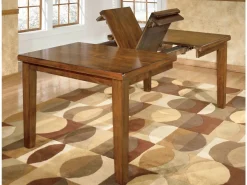Mor Furniture Seating For 6|Dining Room Sets|Ralene Extendable Dining Table, 4 Chairs & Bench In Brown