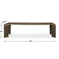 Mor Furniture Outdoor Coffee Tables|Reade Outdoor Coffee Table In Gold