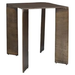 Mor Furniture Outdoor Accent Tables|Reade Outdoor Square End Table In Gold