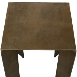 Mor Furniture Outdoor Accent Tables|Reade Outdoor Square End Table In Gold