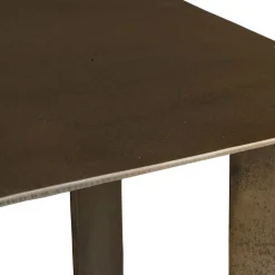 Mor Furniture Outdoor Accent Tables|Reade Outdoor Square End Table In Gold