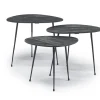 Mor Furniture Accent Tables|Reeves Nesting Table In Black, Set Of 3