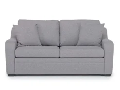 Mor Furniture Sleeper Sofas|Sofas|Regalla Full Sleeper Sofa W/ Mattress In Gray