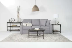 Mor Furniture Sleeper Sofas|Sofas|Regalla Queen Sleeper Sofa W/ Mattress In Meluco
