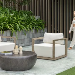 Mor Furniture Outdoor Lounge Chairs|Remsen Outdoor Lounge Chair In Brown