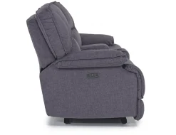 Mor Furniture Loveseats|Retreat Power Console Loveseat In Charcoal