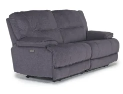 Mor Furniture Reclining Loveseats|Loveseats|Retreat Power Loveseat In Cognac Leather
