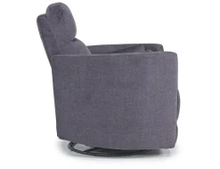 Mor Furniture Recliners|Retreat Swivel Gliding Recliner In Brown Leather