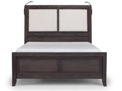 Mor Furniture Bedroom Sets|Riley Bookcase Bed, Dresser, Mirror & Nightstand In Carbonite, Ca King
