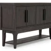 Mor Furniture Sideboards, Buffets & Hutches|Riley Buffet In Carbonite