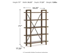 Mor Furniture Bookcases & Library Walls|Roanhowe Bookcase In Brown