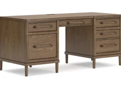 Mor Furniture Desks|Roanhowe Office Desk In Brown