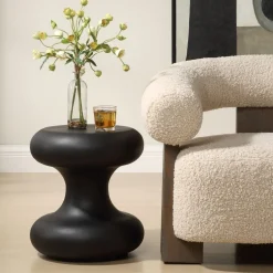 Mor Furniture Outdoor Accent Tables|Robles Outdoor Accent Table In Black