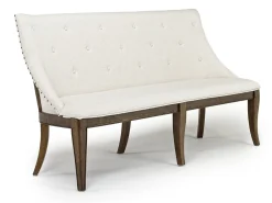 Mor Furniture Dining Benches|Roxy Dining Bench In Vintage Taupe, Upholstered