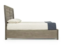 Mor Furniture Beds|Ruff Hewn Panel Bed In , Queen Brown