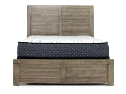 Mor Furniture Beds|Ruff Hewn Panel Bed In , Queen Brown