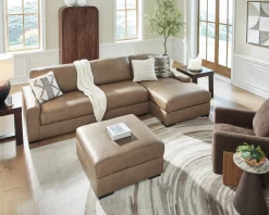 Mor Furniture Modular Sofas|Sahara 1 Arm Chaise In Sahara Leather, Left Facing
