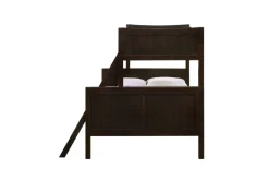 Mor Furniture Kids Beds & Bunk Beds|Sami Bunk Bed W/ Ladder In Espresso, Twin/ Twin