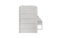 Mor Furniture Kids Beds & Bunk Beds|Sami Bunk Bed W/ Storage Steps In Espresso, Twin/Twin, Right Facing