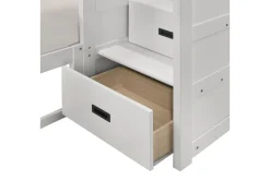 Mor Furniture Kids Beds & Bunk Beds|Sami Bunk Bed W/ Storage Steps In Espresso, Twin/Twin, Right Facing