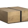 Mor Furniture Coffee Tables|Sawyer Square Coffee Table In Rustic Caramel