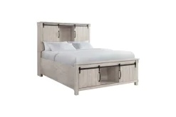 Mor Furniture Bedroom Sets|Scott Storage Bed, Dresser, Mirror & Nightstand In Walnut, Queen