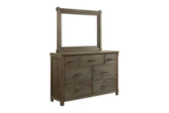 Mor Furniture Bedroom Sets|Scott Storage Bed, Dresser, Mirror & Nightstand In Walnut, Queen