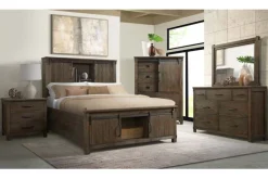 Mor Furniture Storage Beds|Beds|Scott Storage Bed In Walnut, Queen