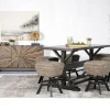 Mor Furniture Seating For 6|Counter Height Dining Sets|Sequoia Counter Height Dining Table & 6 Stools In Espresso