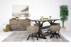 Mor Furniture Seating For 4|Counter Height Dining Sets|Sequoia Counter Height Dining Table & 4 Stools In Espresso