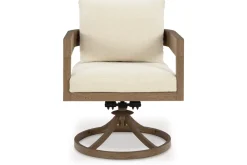 Mor Furniture Outdoor Dining Sets|Serene Bay Outdoor Dining Table & 4 Arm Chairs In Dark Brown