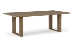 Mor Furniture Outdoor Dining Sets|Serene Bay Outdoor Dining Table & 6 Arm Chairs In Dark Brown