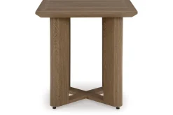 Mor Furniture Outdoor Accent Tables|Serene Bay Outdoor End Table In Dark Brown