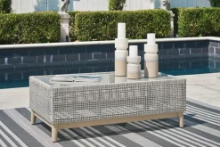 Mor Furniture Outdoor Coffee Tables|Seton Creek Outdoor Coffee Table In Gray