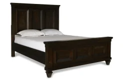 Mor Furniture Bedroom Sets|Sevilla Panel Bed, Dresser, Mirror & Nightstand In Walnut, Queen