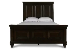 Mor Furniture Beds|Sevilla Panel Bed In Walnut, Queen