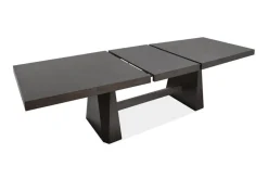Mor Furniture Seating For 6|Dining Room Sets|Shelby Pedestal Dining Table, 4 Side Chairs & Bench In Dark Brown