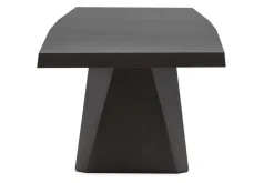 Mor Furniture Seating For 6|Dining Room Sets|Shelby Pedestal Dining Table, 4 Side Chairs & Bench In Dark Brown