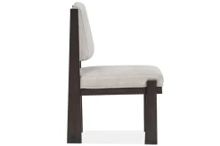 Mor Furniture Dining Room Sets|Shelby Trestle Dining Table, 4 Wood Back Chairs & 2 Upholstered Chairs In Coffee Bean