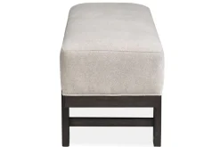 Mor Furniture Seating For 6|Dining Room Sets|Shelby Trestle Dining Table, 4 Wood Back Chairs & Bench In Coffee Bean