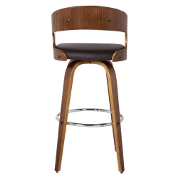 Mor Furniture Counter Height Stools|Barstools|Shelly Counter Height Swivel Stool In Black & Gray