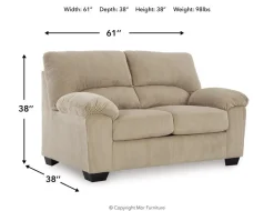 Mor Furniture Loveseats|Simple Joy Loveseat In Onyx